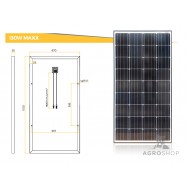 Päikesepaneel elektrikarjusele 140W MAXX