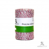 Elektrikarjuse taranöör AgroShop ProLine punane/valge 400m