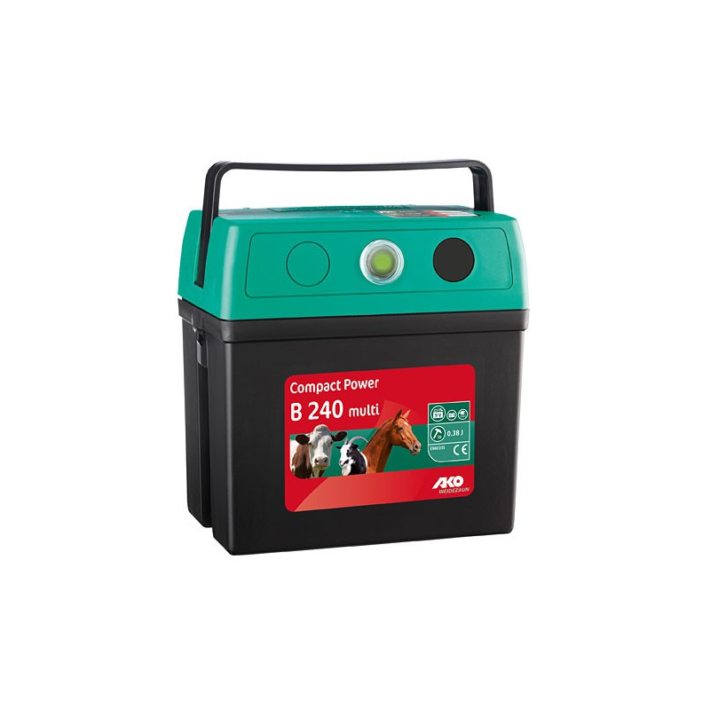 Aku- ja võrgutoitega elektrikarjus AKO CompactPower B240-Multi (9V/12V/230V) Aku- ja võrgutoitega elektrikarjus AKO CompactPower B240-Multi (9V/12V/230V)