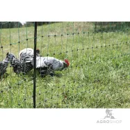 Elektrikarjuse aiavõrk PoultryNet kanadele 1,06x50m jalatoega