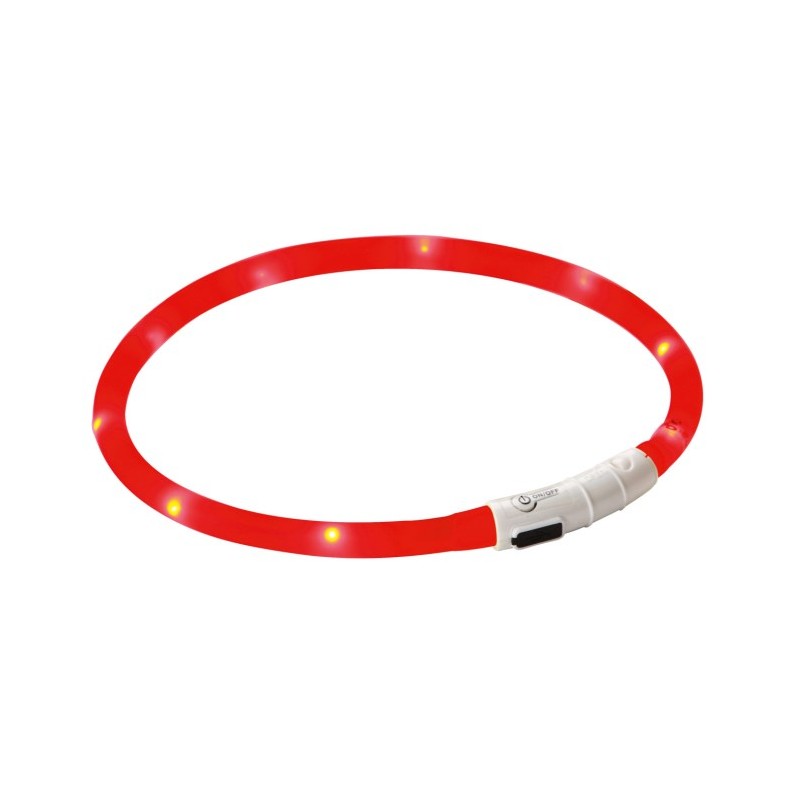 LED kaelarihm MaxiSafe 55cm punane