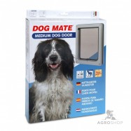 DogMate 2-suunaline ukse luuk, pruun