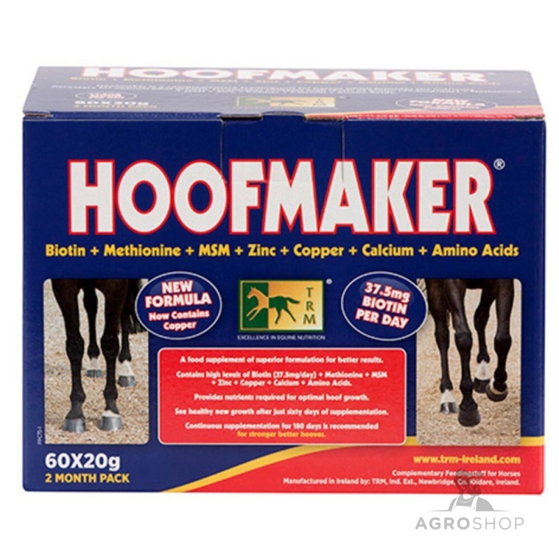 Hobuste täiendsööt HOOFMAKER "S" TRM 60x20g