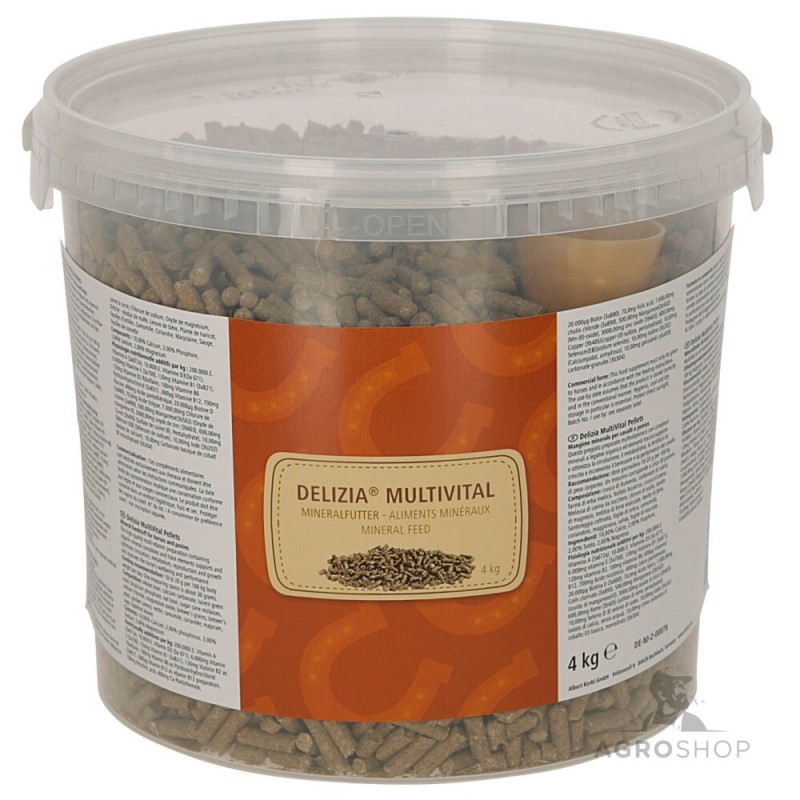 Hobuste vitamiinid MultiVital Pellets 4kg