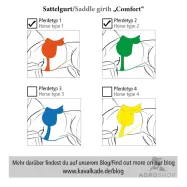 Sadulavöö Soft Leather Comfort Kavalkade