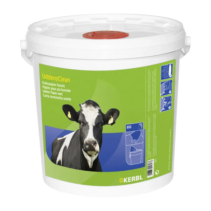 Niisked udara paberrätikud UdderClean hoidjas 800tk