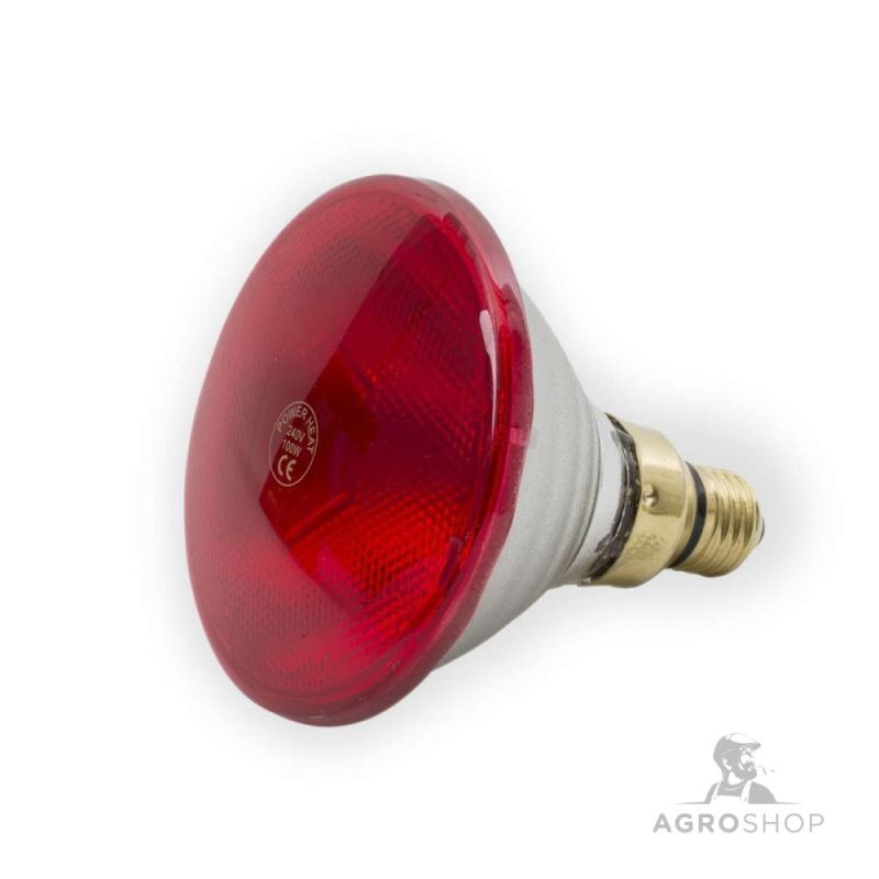 Soojenduslamp PowerHeat pritsmekindel punane 175W