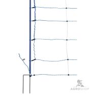 Elektrikarjuse aiavõrk AKO TitanNet Premium XBraid hunditõrjeks 1,22x50m jalatoega