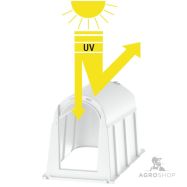 Vasikamaja CalfHouse PE UV+ raske piirdega