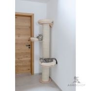 Kassi ronimispuu Dolomit Tower Ø 38 cm, kõrgus 187 cm, beež