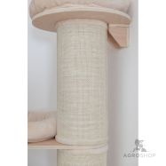 Kassi ronimispuu Dolomit Tower Ø 38 cm, kõrgus 187 cm, beež