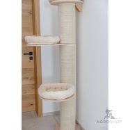 Kassi ronimispuu Dolomit Tower Ø 38 cm, kõrgus 187 cm, beež