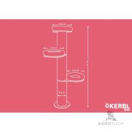Kassi ronimispuu Dolomit Tower Ø 38 cm, kõrgus 187 cm, beež