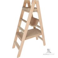 Kassi ronimispuu Ladder 97 × 39,5 × 134 cm, beež