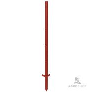 Nurkteraspost 1,15 m 3 mm punane, 10 tk