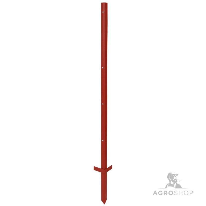 Nurkteraspost 1,15 m 3 mm punane, 10 tk