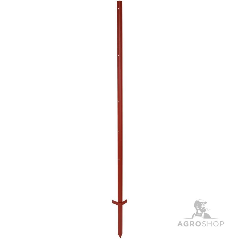 Nurkteraspost 1,65 m 3 mm punane, 10 tk