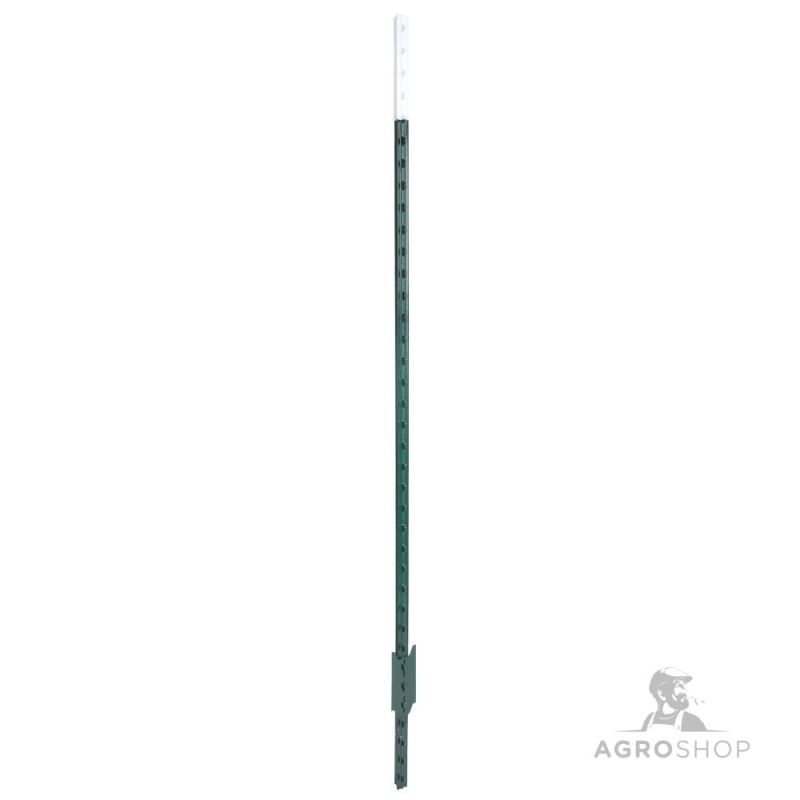 Metallist aiapost T-Post 152 cm, roheline/valge