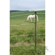 Metallist aiapost T-Post 152 cm, roheline/valge