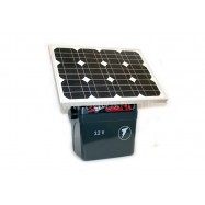 Elektrikarjus SecurSun 500 0,5-5,0J 9V/12V/230V päikesepaneeliga