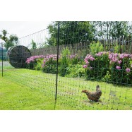 Tava aiavõrk PoultryNet lindudele 1,06x25m jalatoega